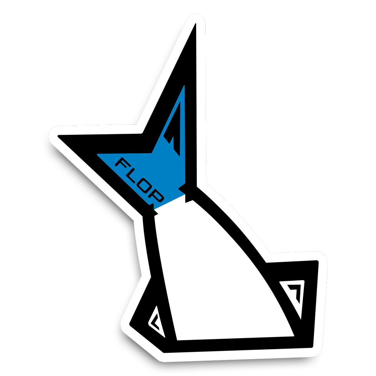 FLOP OG Fishing Logo Decal