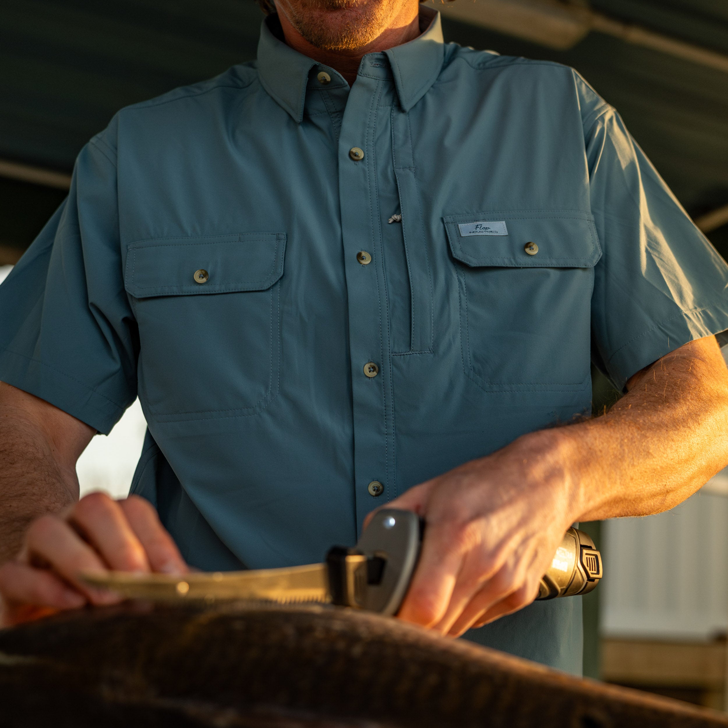 Flop Breeze Shirt | Lightweight Fishing Performance – Flop Industries
