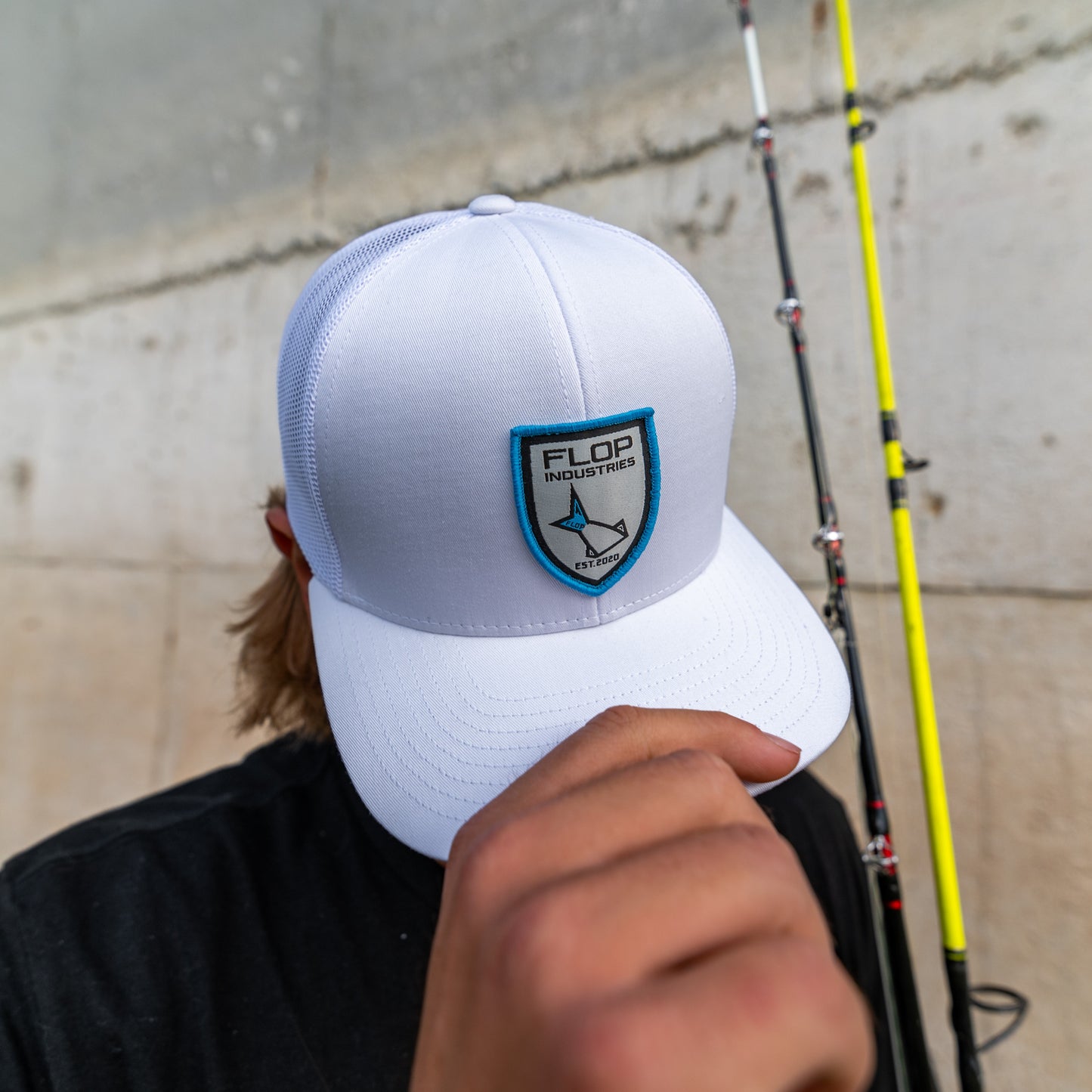 White Fishing Hat